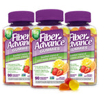 Fiber Advance Plant-Based Fiber Gummies for Digestive Health - 90 Count