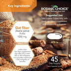 Botanic Choice Oat Fiber Supplement Digestive Support - 180 Tablets - image 3