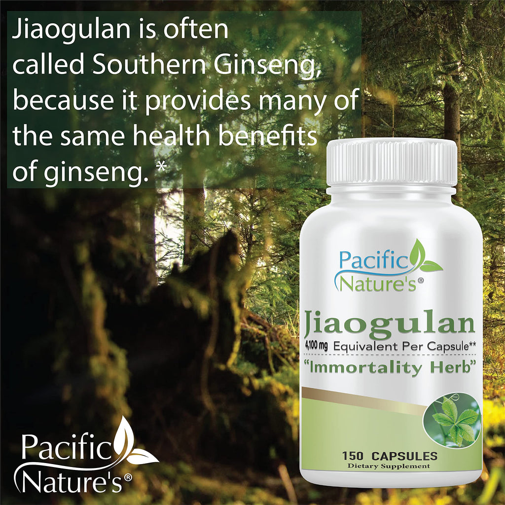 Pacific Nature's Jiaogulan Herbal Supplement - 150 Capsules - image 6