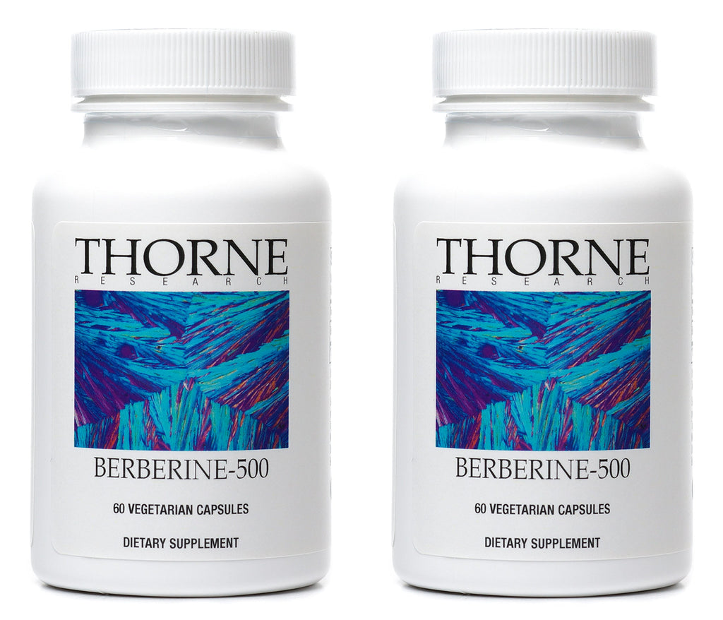 Thorne Berberine-500 - 120 Capsules (Pack of 2)