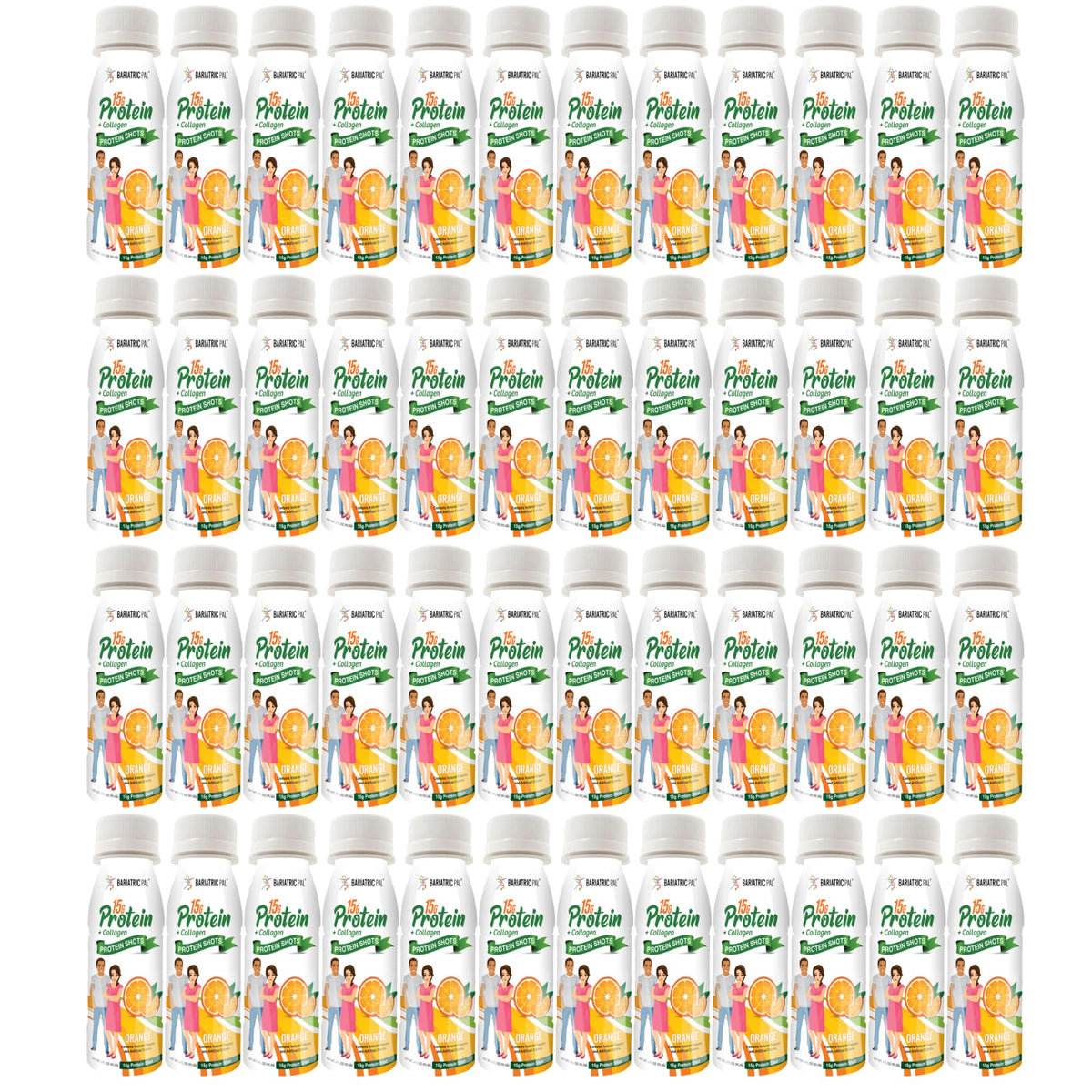 BariatricPal 15g Whey & Collagen Complete Protein Shots - 48 Pack