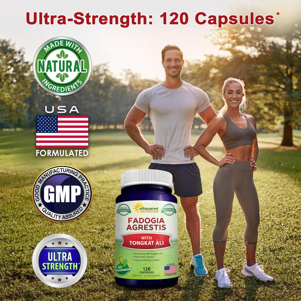 aSquared Nutrition Fadogia Agrestis with Tongkat Ali - 120 Capsules - image 7