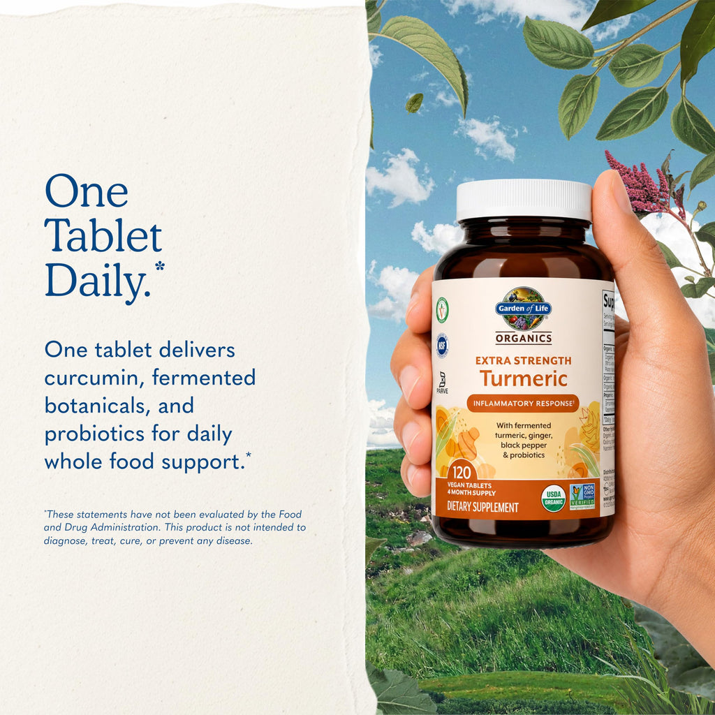 Garden of Life Organics Turmeric Extra Strength