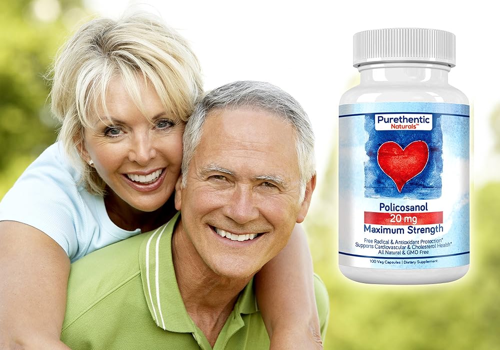 Purethentic Naturals Policosanol 20mg Cardiovascular Support - 100 Capsules - image 3
