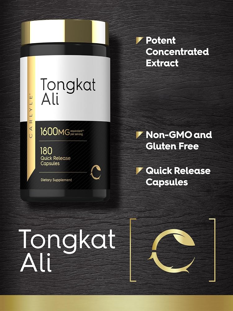 Carlyle Tongkat Ali Extract - 180 Capsules - image 4