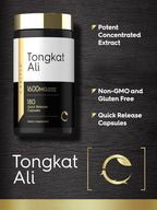 Carlyle Tongkat Ali Extract - 180 Capsules - image 4