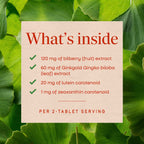 Nature's Way Ginkgold Eyes Ginkgo Biloba with Bilberry - 60 Tablets - image 4