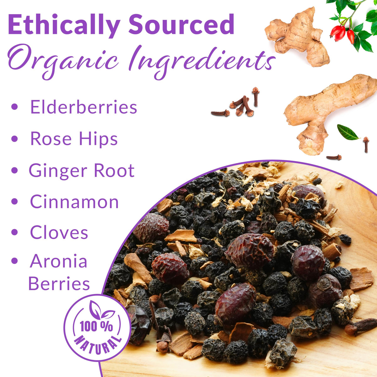 Ednberry Premium Organic Elderberry Syrup Kit - 32 Fl Oz - image 3