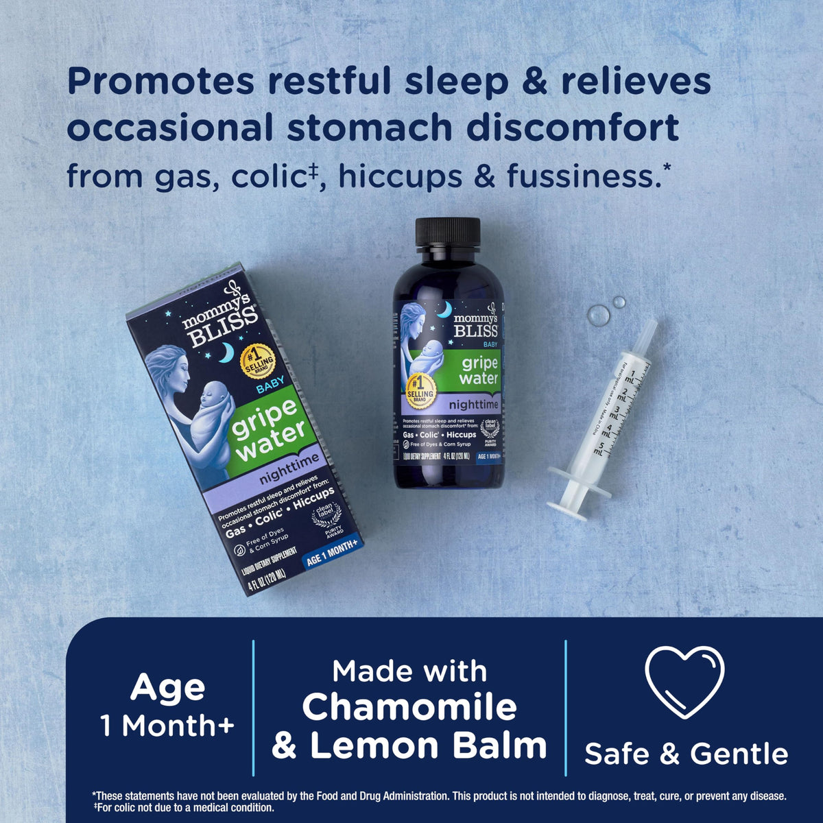 Mommy's Bliss Night Time Gripe Water for Baby - 4 Fl Oz - image 2