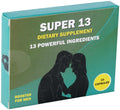 GLADTON Super 13 Herbal Supplement for Men's Energy & Stamina - 10 Capsules