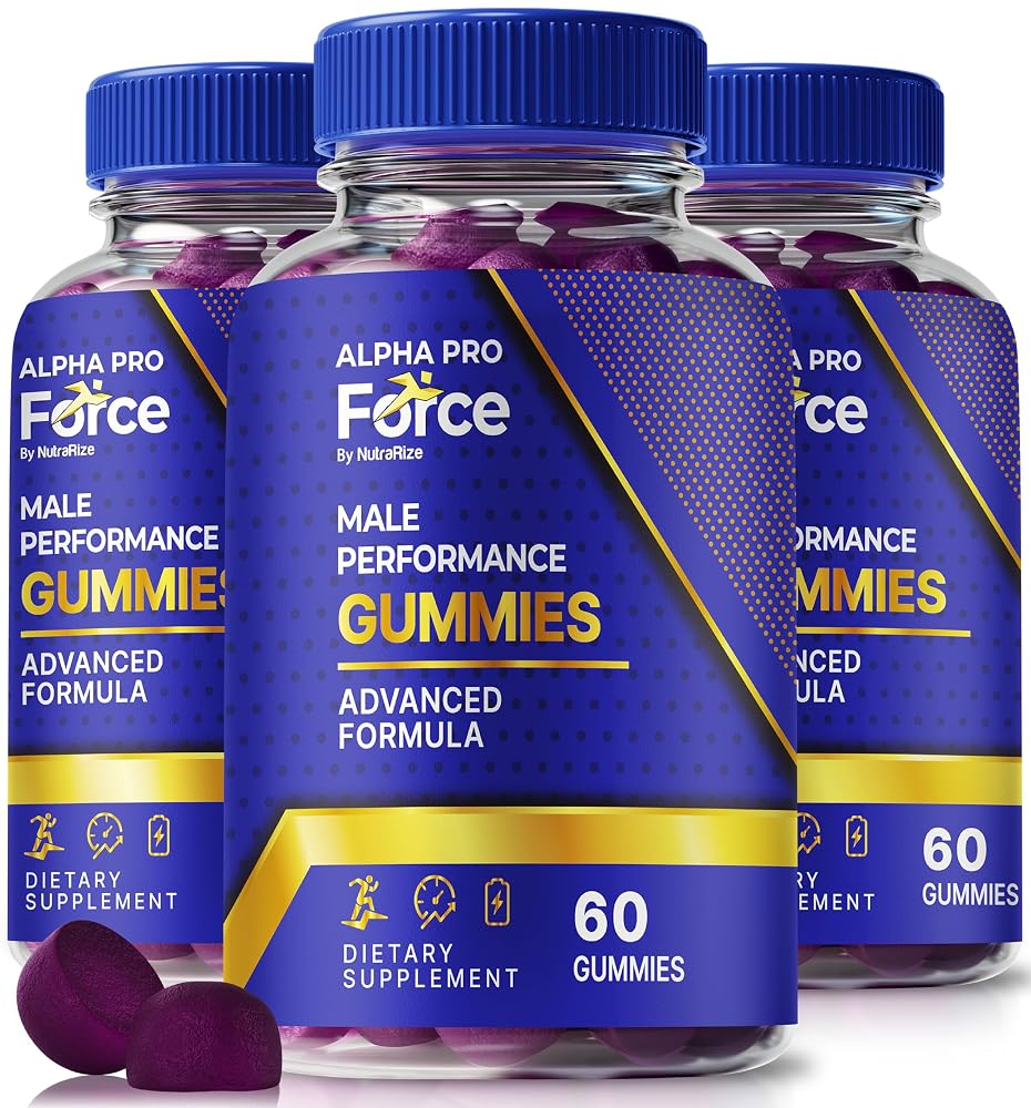 NutraRize Alpha Pro Force Gummies for Men - 180 Gummies