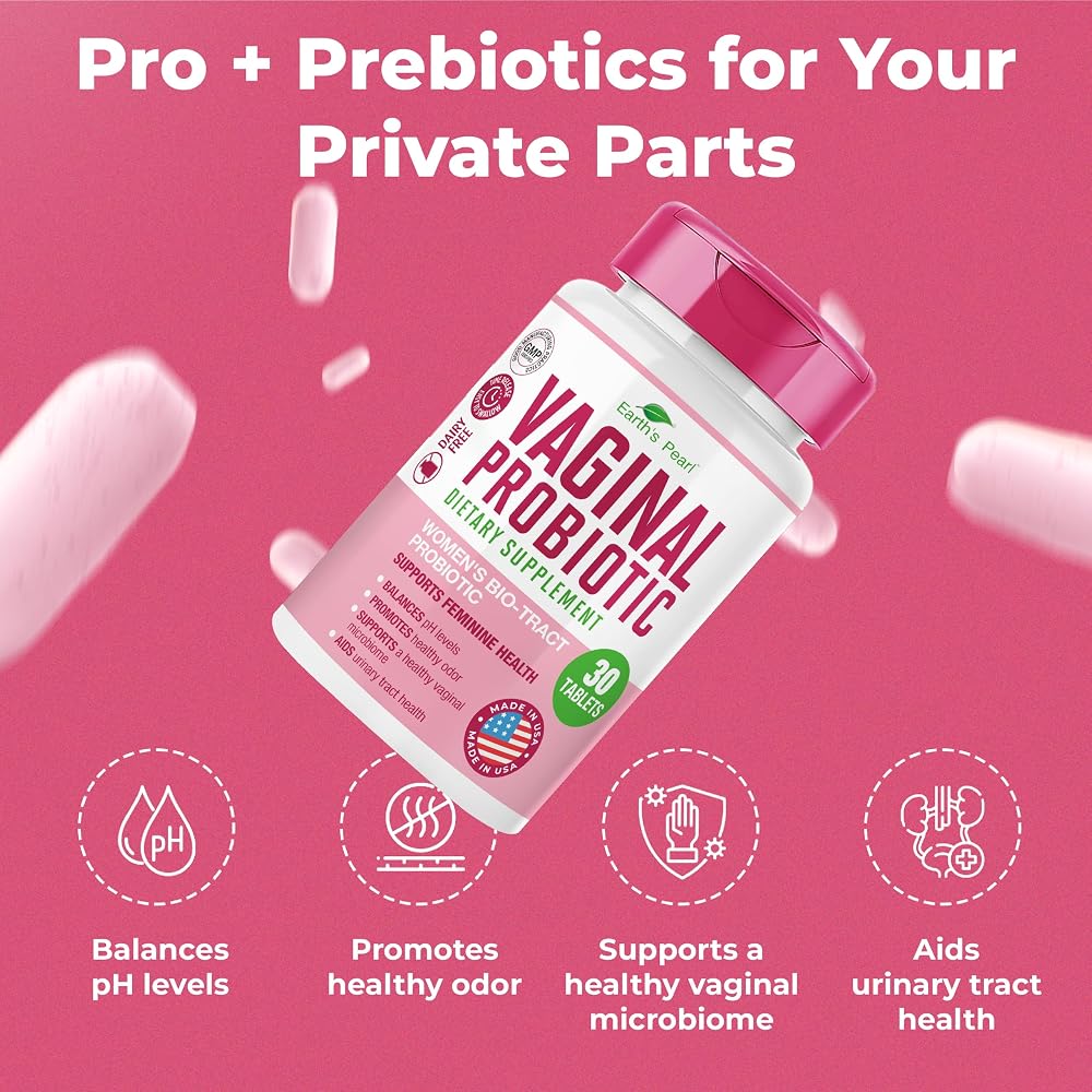 Earth's Pearl Vaginal Probiotics for pH Balance - 30 Tablets - image 2