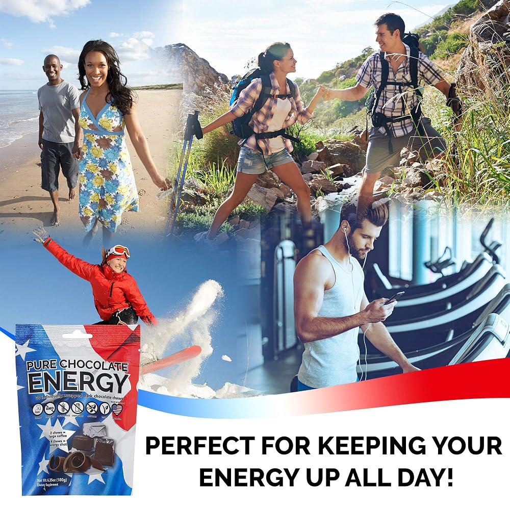 Purity & Grace Pure Chocolate Energy Chews with Caffeine - 30 Count - image 6