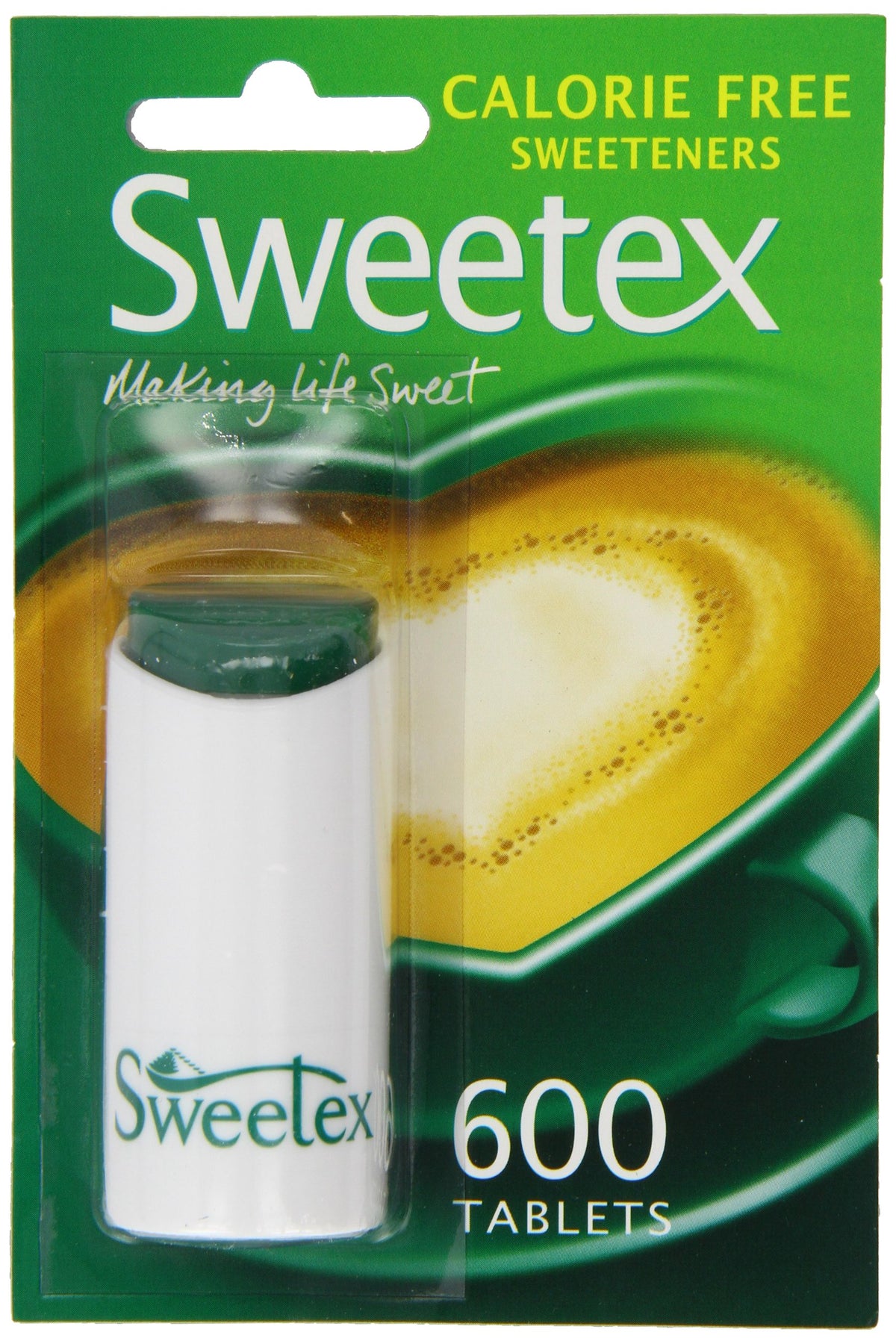 Sweetex Tablets Dispenser Calorie-Free Sweetener - 600 Tablets