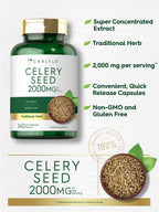 Carlyle Celery Seed Extract Capsules - 240 Count - image 3