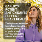 NatureWise Odorless Garlic Supplement 4000mg - Ultra Potent 100:1