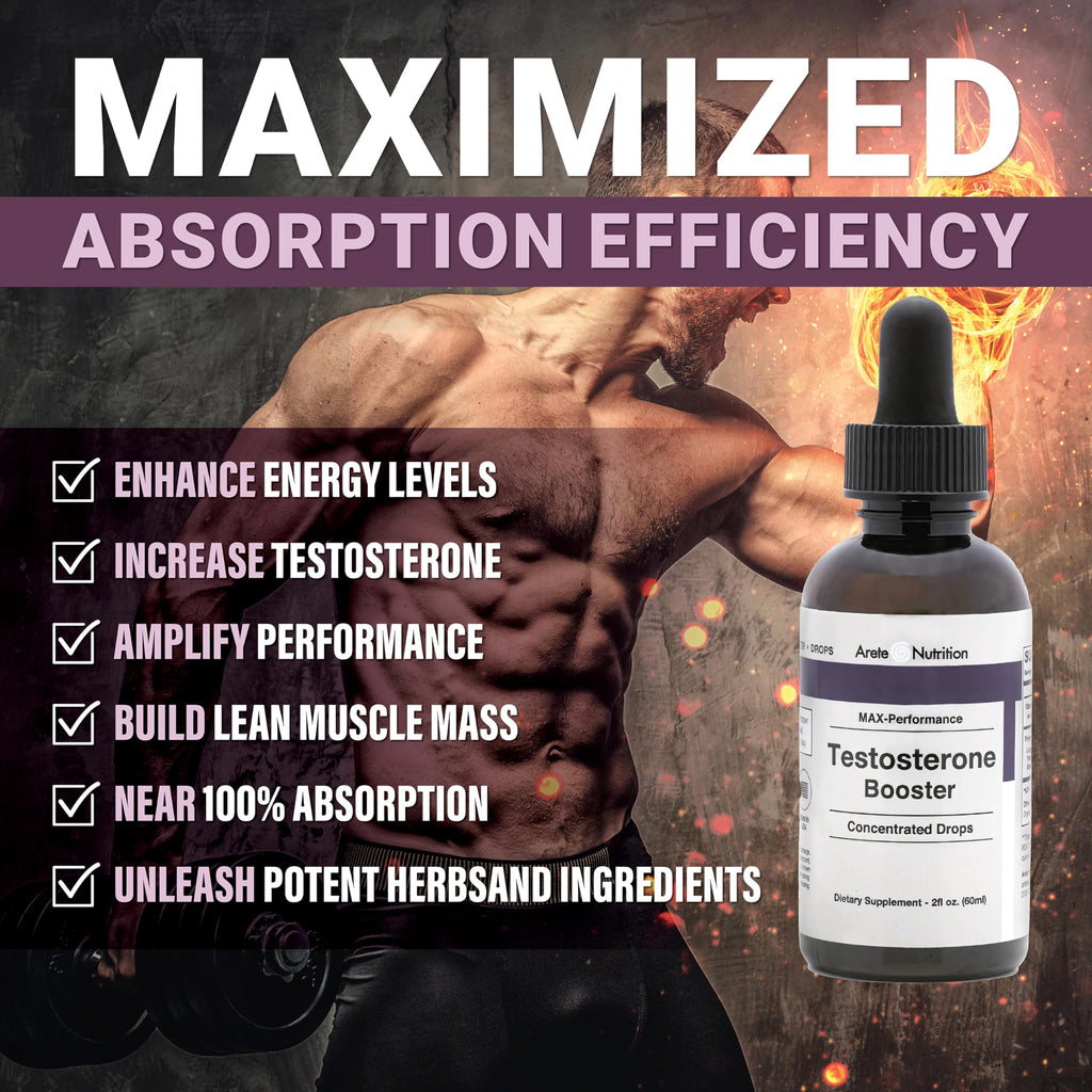 Arete Nutrition Testosterone Booster Liquid - 2 Fl Oz - image 3