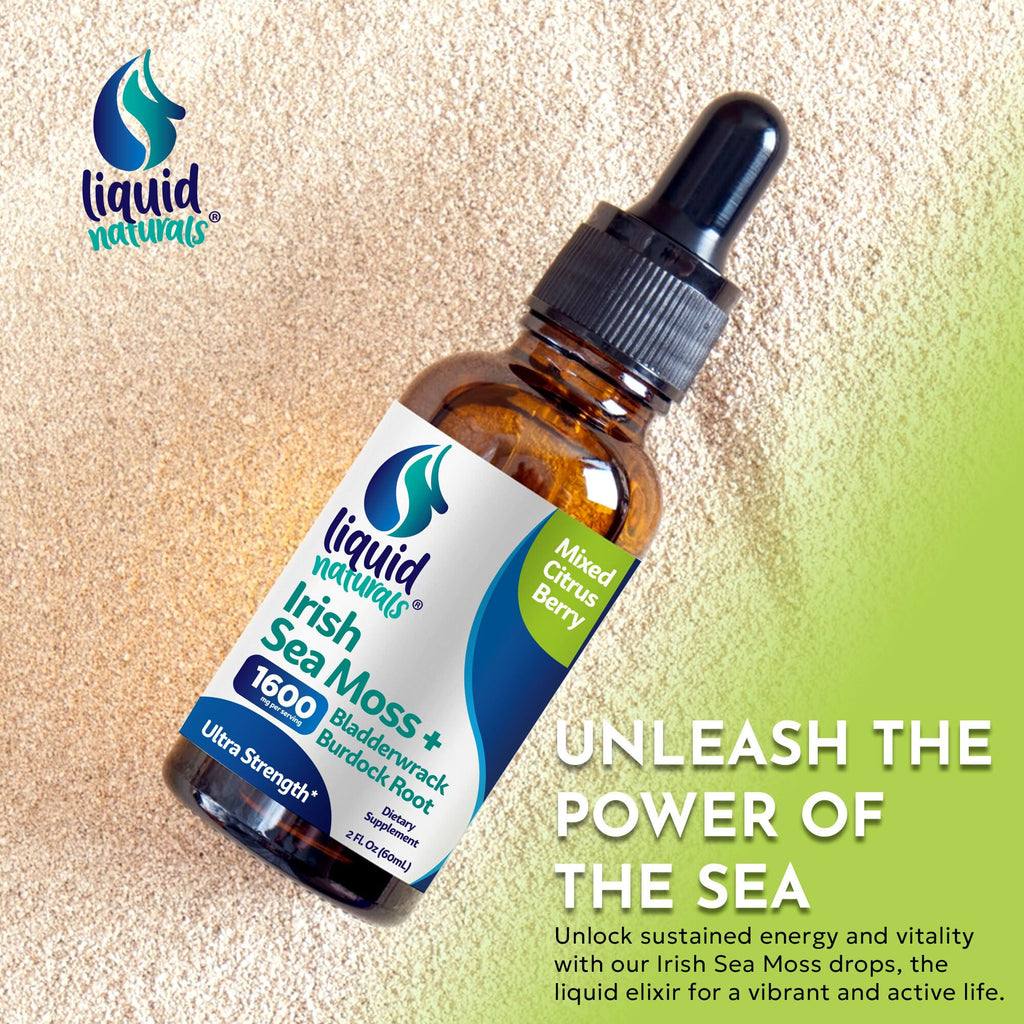 Liquid Naturals Irish Sea Moss Drops Citrus Berry - 2 fl oz - image 4