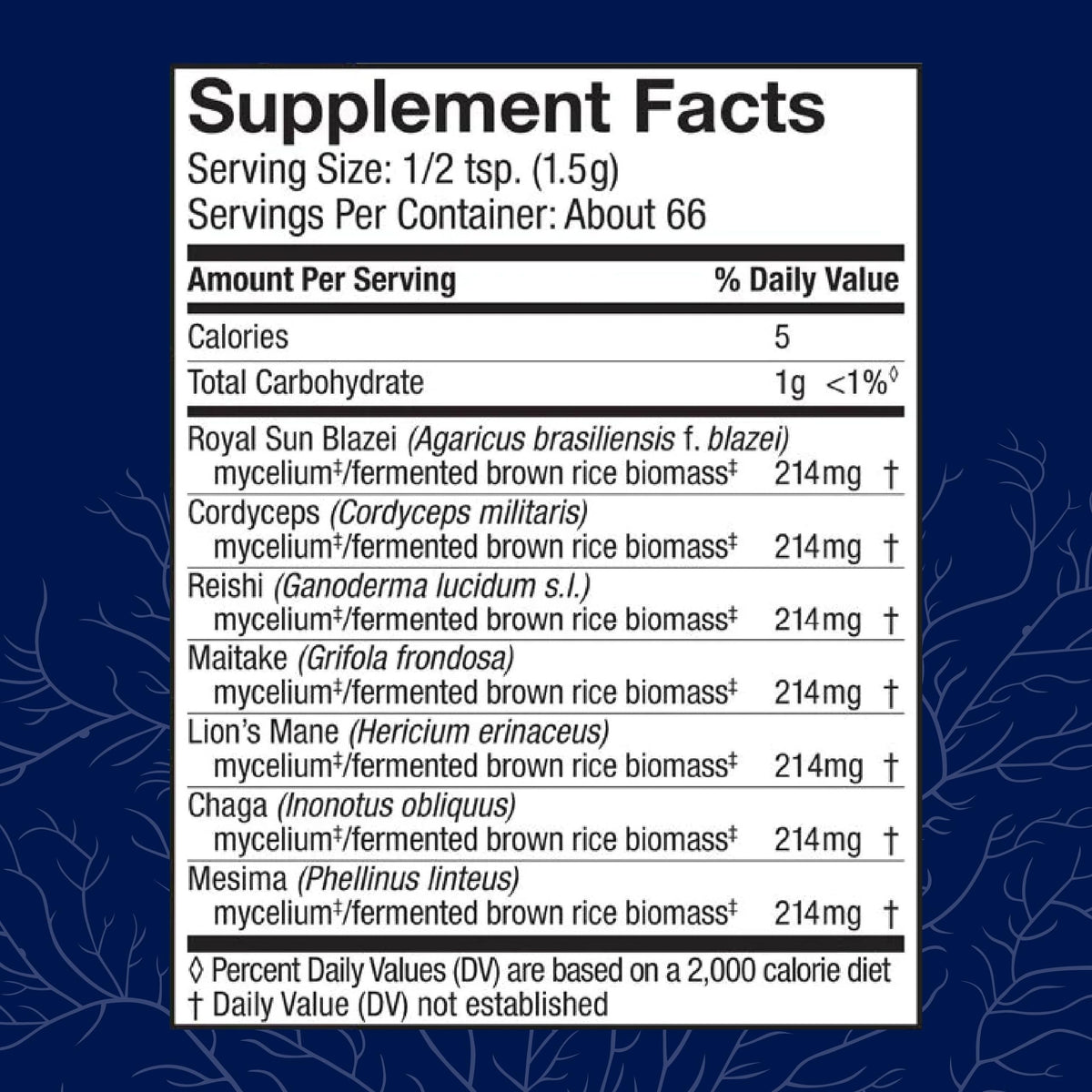 Host Defense Stamets 7 Mushroom Powder Immune Support - 3.5 oz - image 2