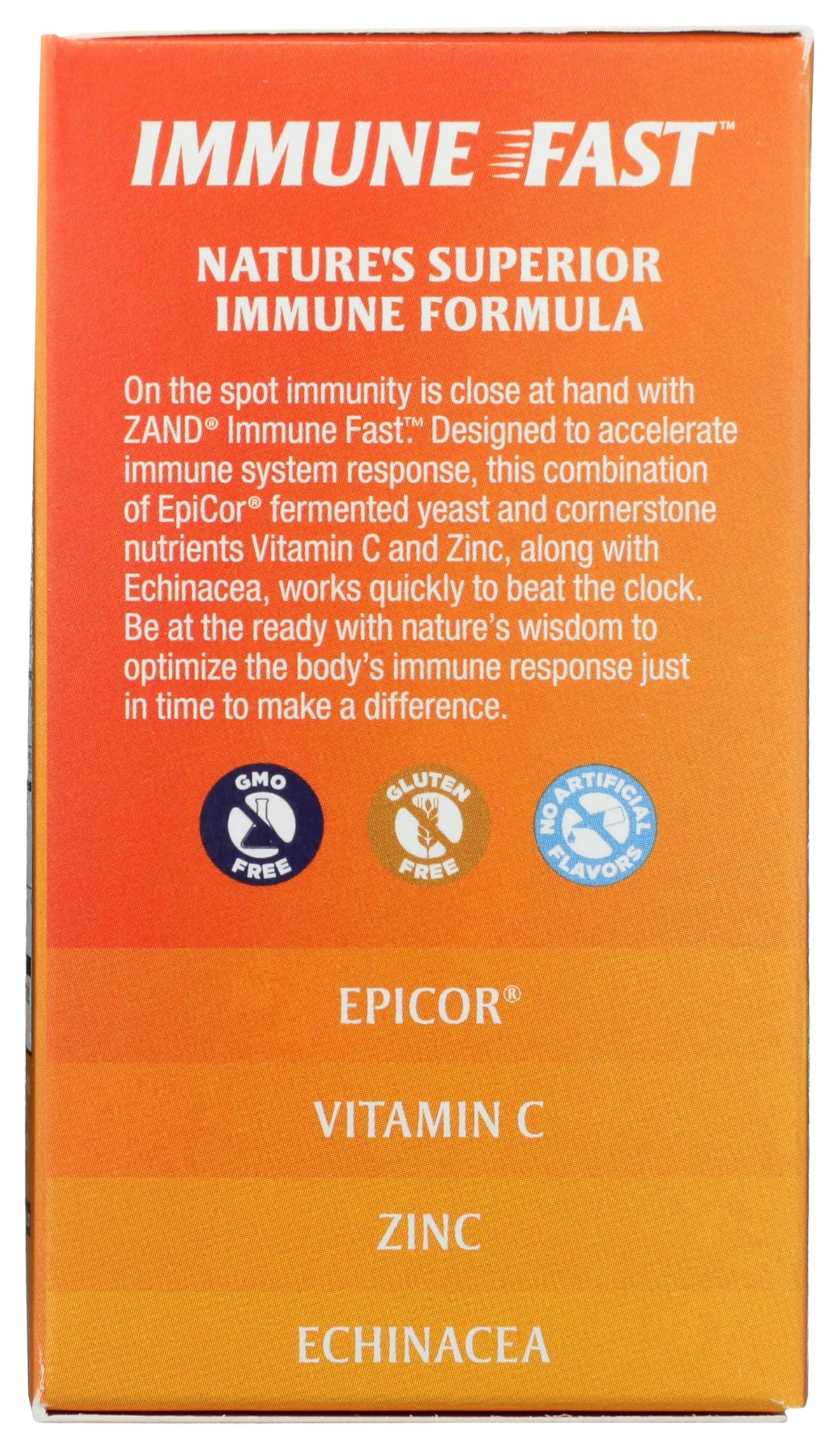 ZAND Immunity Immune Fast Zesty Orange Chewables - Immune Support