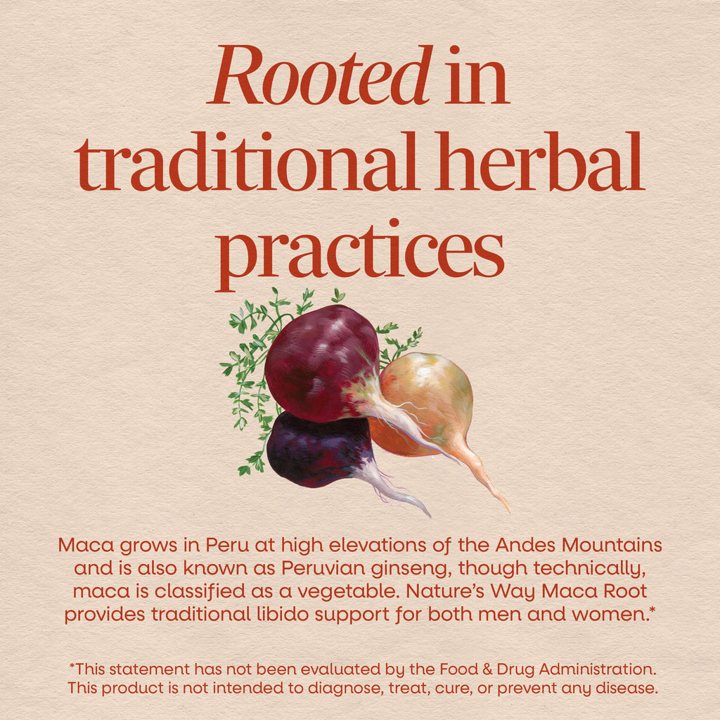 Nature's Way Maca Root Capsules for Libido Support - 100 Count - image 3