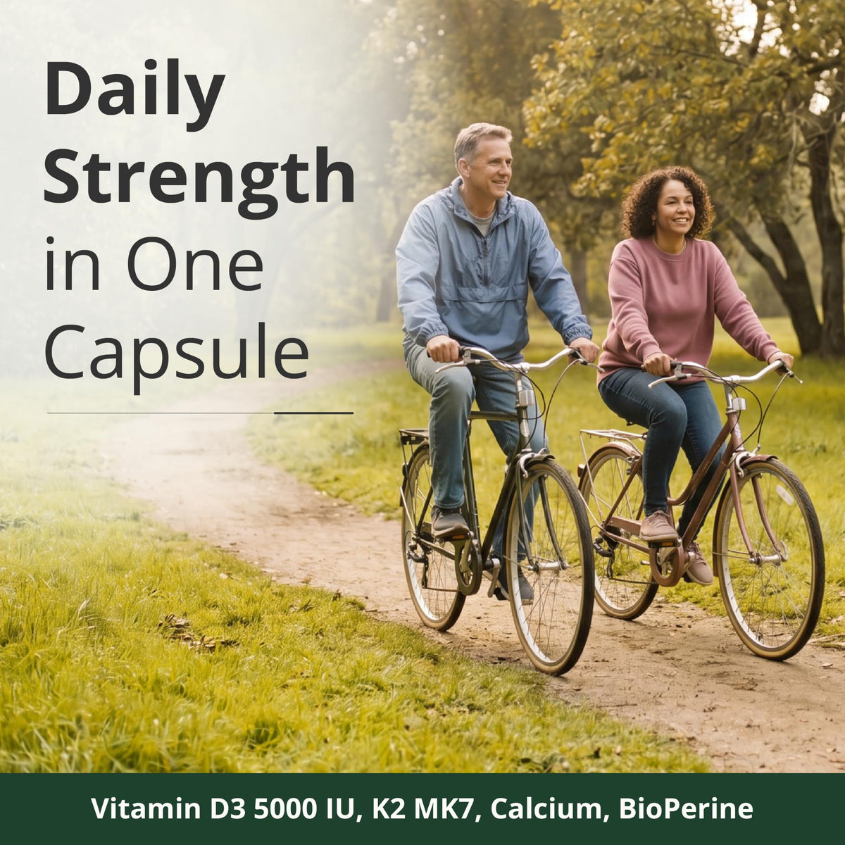 Vimerson Health Vitamin D3 K2 Calcium Supplement - 60 Capsules - image 3