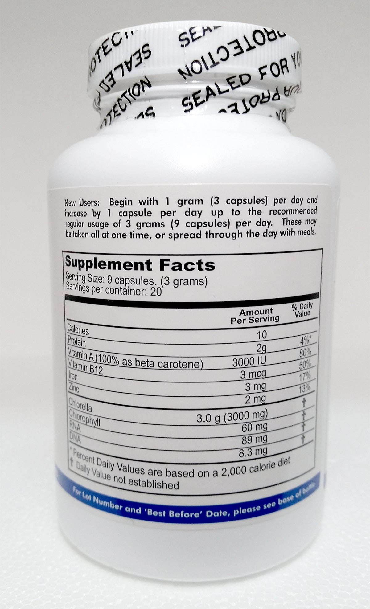 Nature's Balance Premium Chlorella - 180 Capsules - image 2