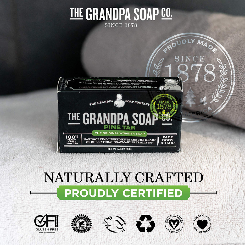 Grandpa's Pine Tar Soap Bar - 3.25 oz - image 4