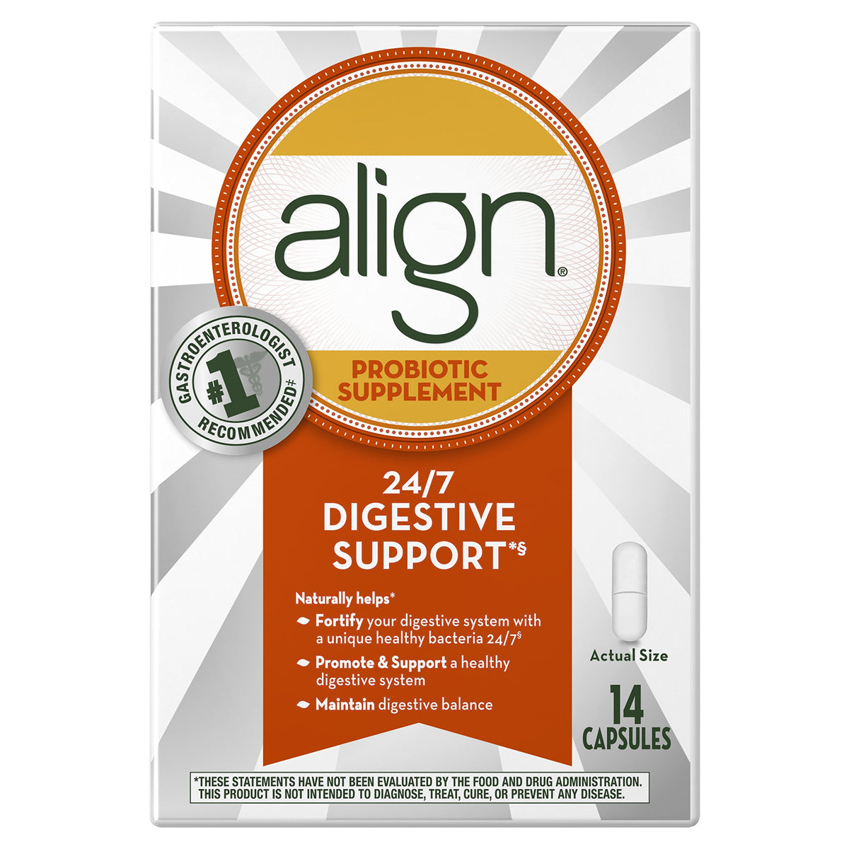 Align Daily Probiotic Supplement - 14 Capsules