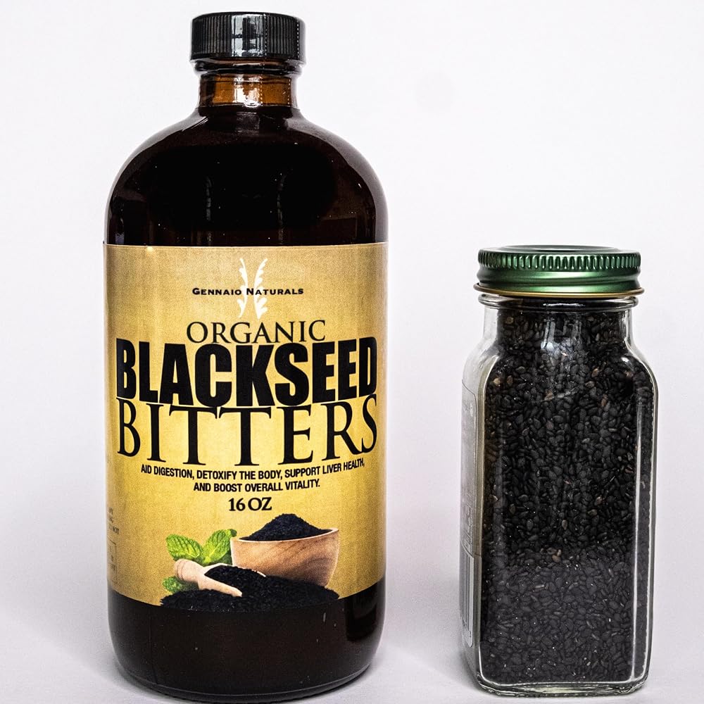 GENNAIO NATURALS Organic Black Seed Bitters - 16 fl oz - image 5