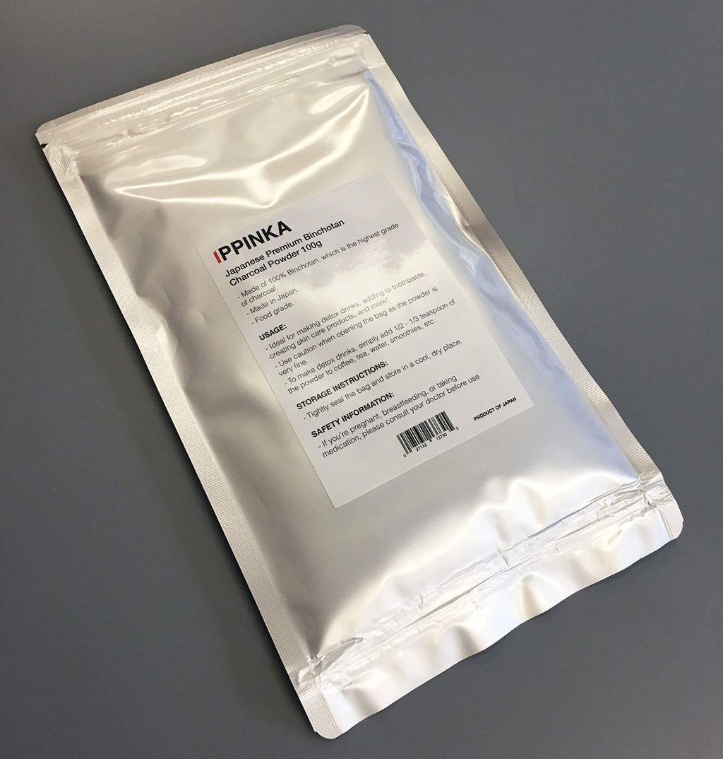 IPPINKA Japanese Premium Binchotan Charcoal Powder - 100g - image 2