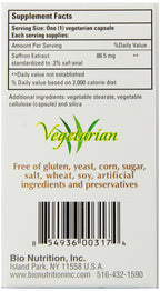 Bio Nutrition Standardized Saffron Vegi-Caps - 50 Count - image 3