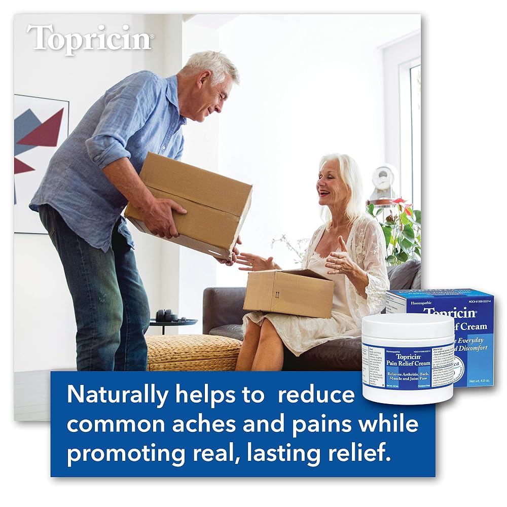 Topricin Pain Relief Cream Fast Acting Rub - 4 oz - image 3