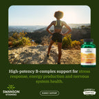 Swanson Super Stress B-Complex with Vitamin C - 100 Capsules - image 2