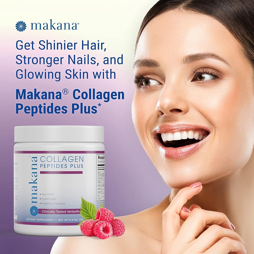 Makana Collagen Peptides Plus Powder with Verisol - 30 Servings - image 4