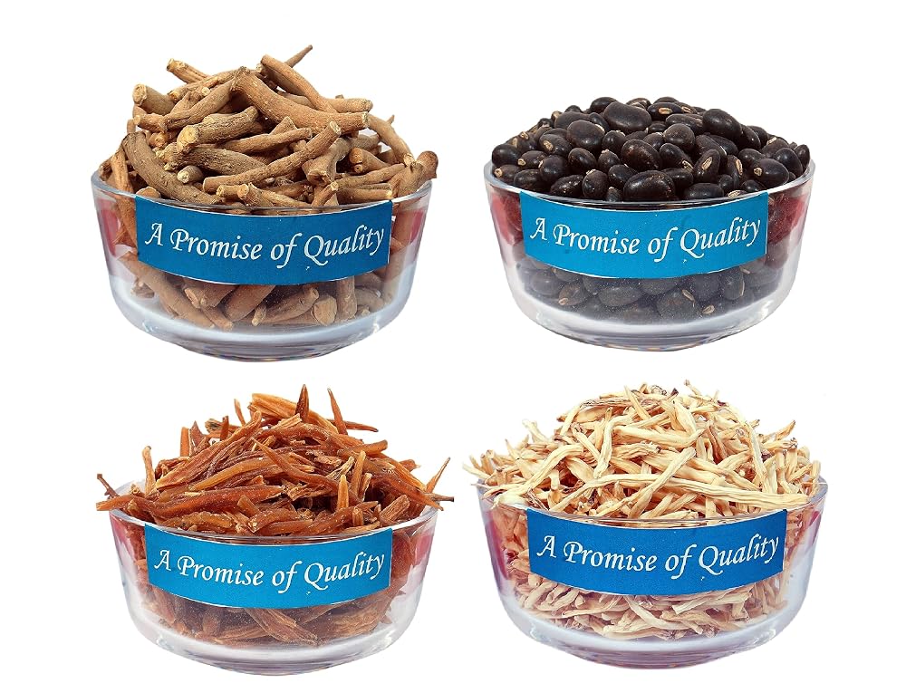 My God Gift Shatavari, Safed Musli, Ashwagandha & Kaunch Beej Combo - 200g