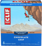Clif Bar Chocolate Chip Energy Bar - 6 Pack