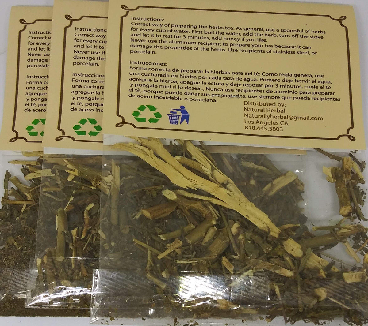N&H Ruda Rue Herbs - 3 Pack of 0.25 oz - image 2