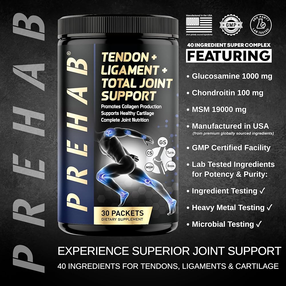 PREHAB Tendon + Ligament + Total Joint Support - 180 Count - image 2