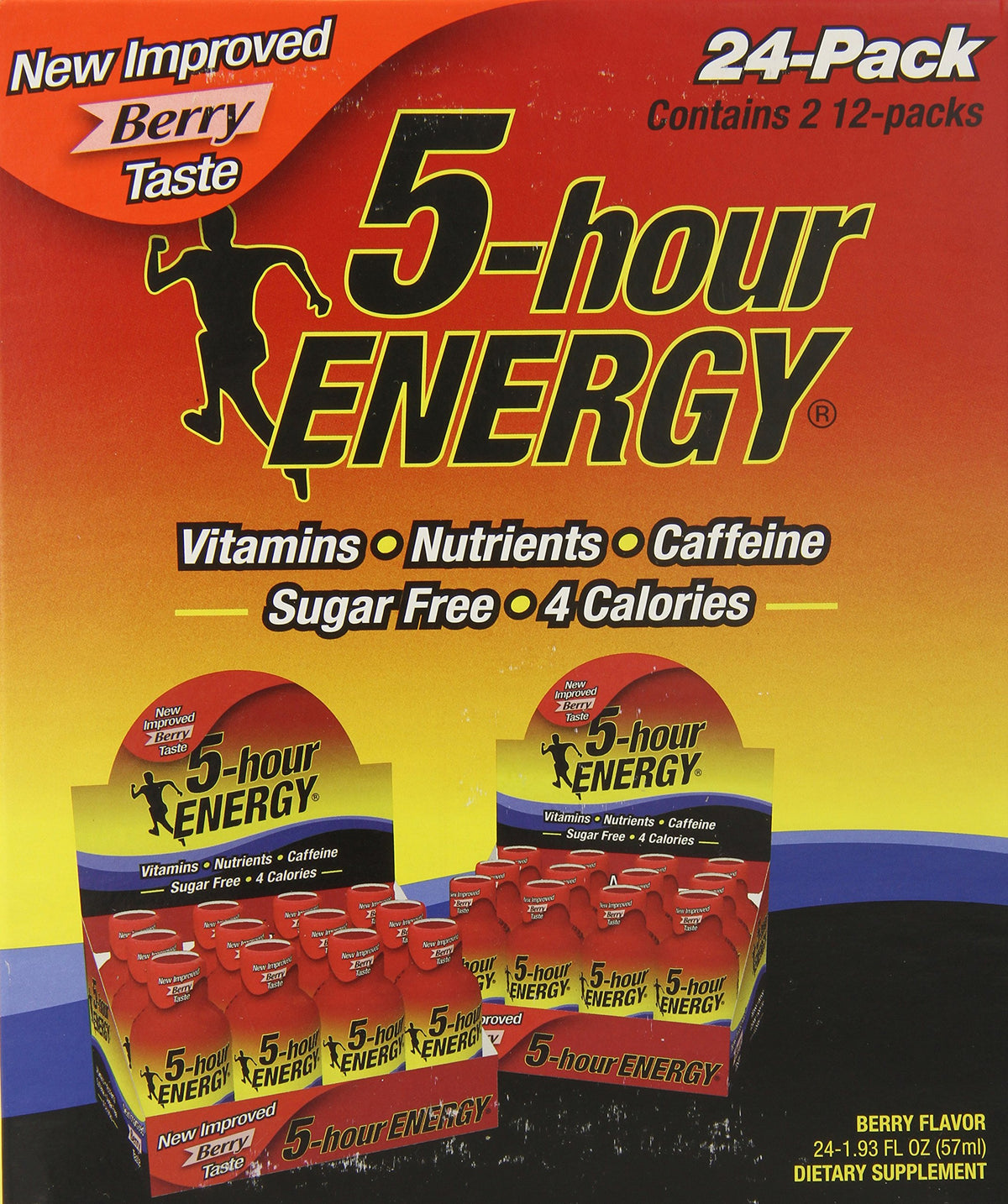 5-hour ENERGY Dietary Supplement Berry Taste - 24 Bottles - image 2