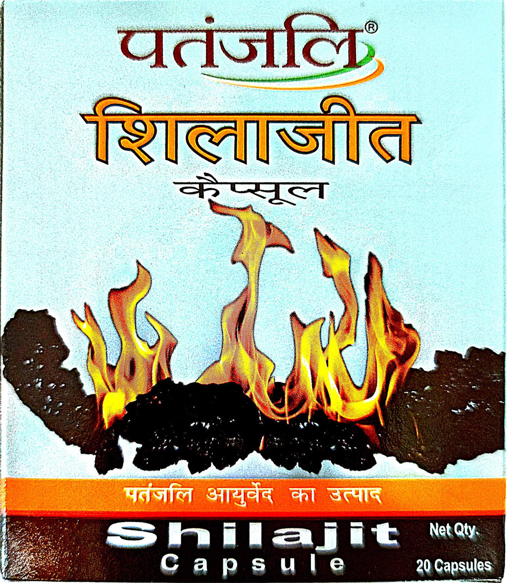 Patanjali Shilajeet Capsule - 10 Count (Pack of 2)