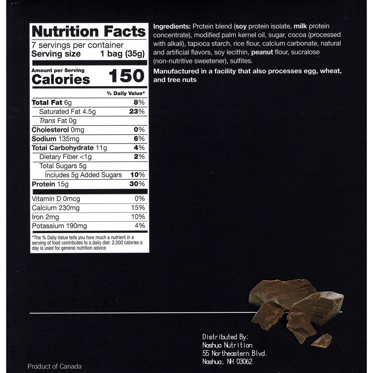 Proti-Thin Chocolate Coated Protein Puffs - 7 Count - image 3