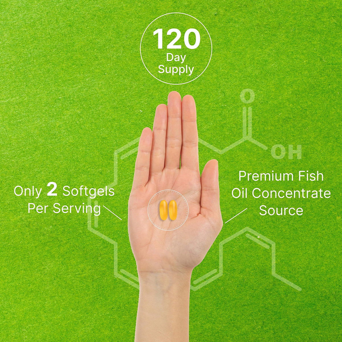 DEAL SUPPLEMENT DHA 1000mg Omega-3 Fish Oil - 240 Softgels - image 5