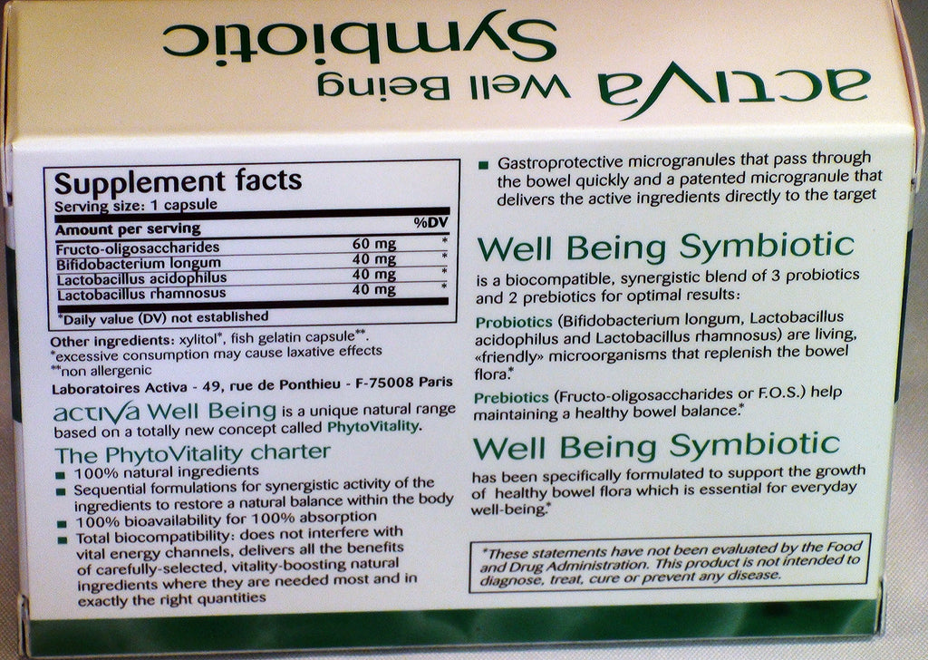 Activa Labs Well Being Symbiotic Probiotic - 30 Granules - image 2