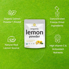 DEAL SUPPLEMENT Organic Lemon Powder Vitamin C - 1 Pound - image 4