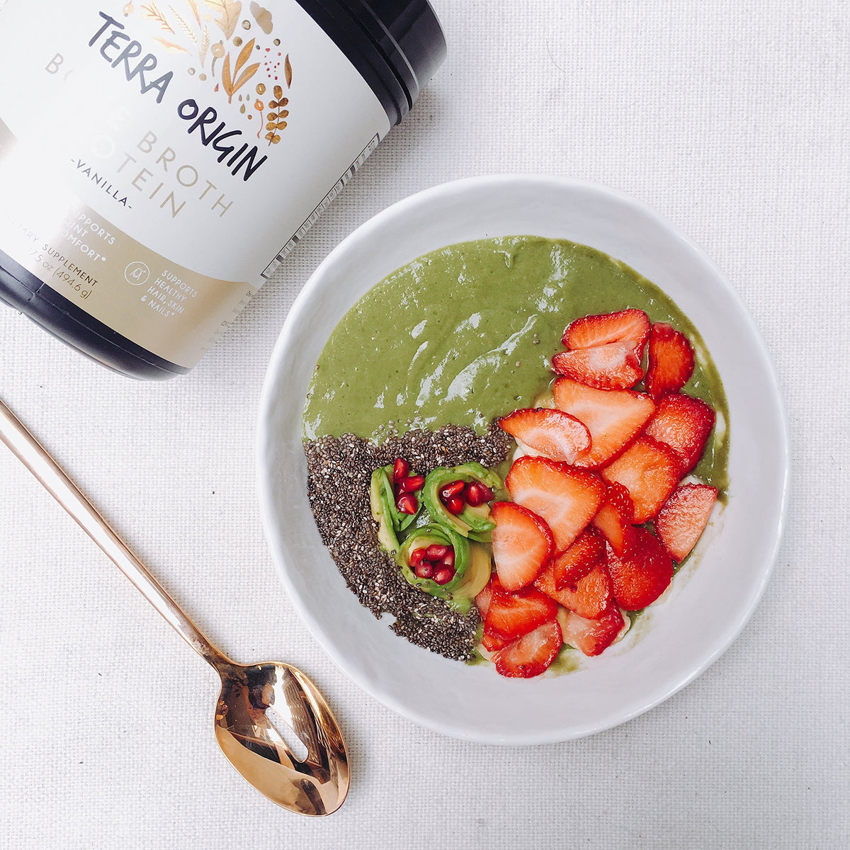 Terra Origin Collagen Protein Bone Broth Powder