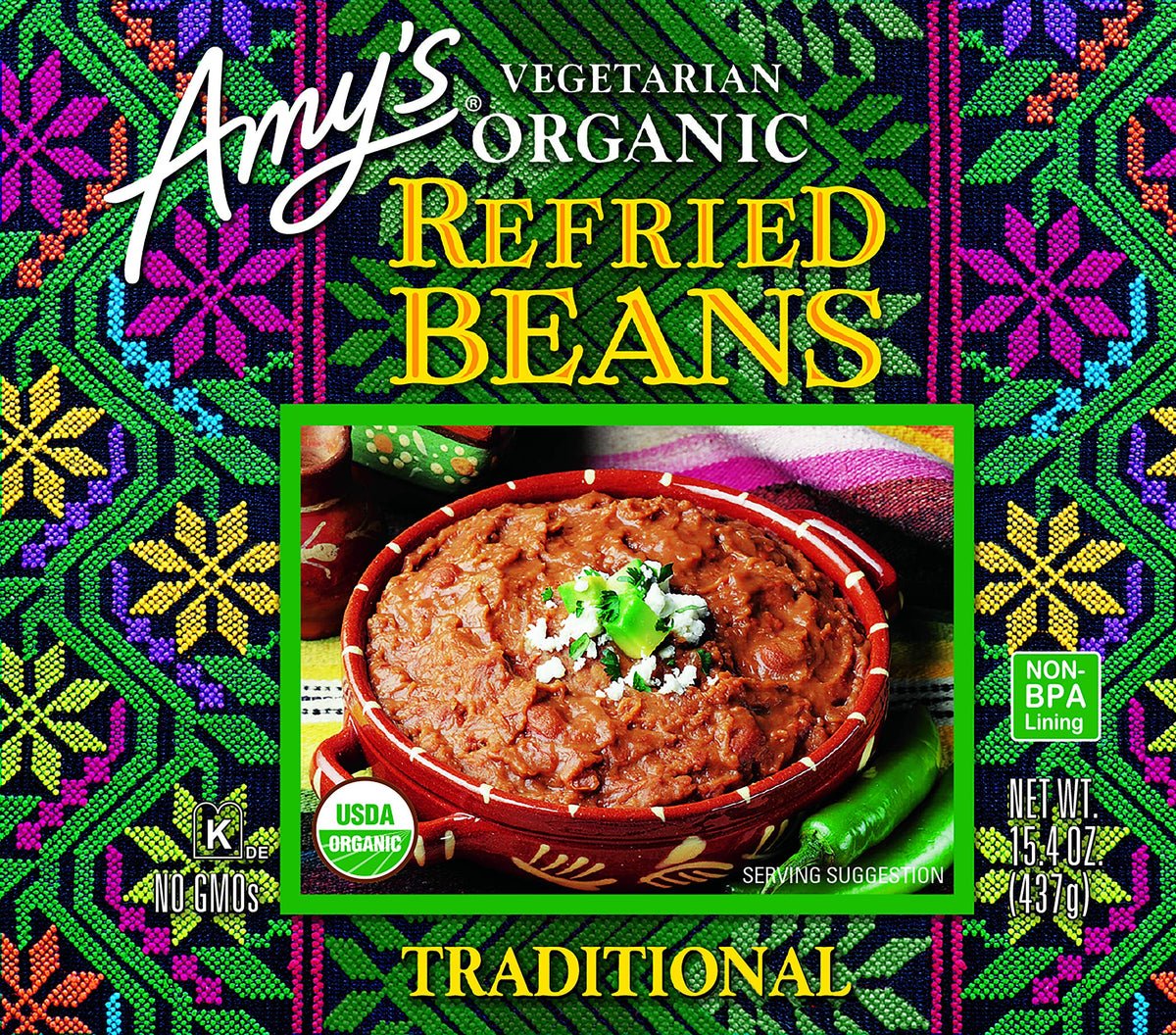 Amy's Organic Refried Pinto Beans - 12 Pack - image 5