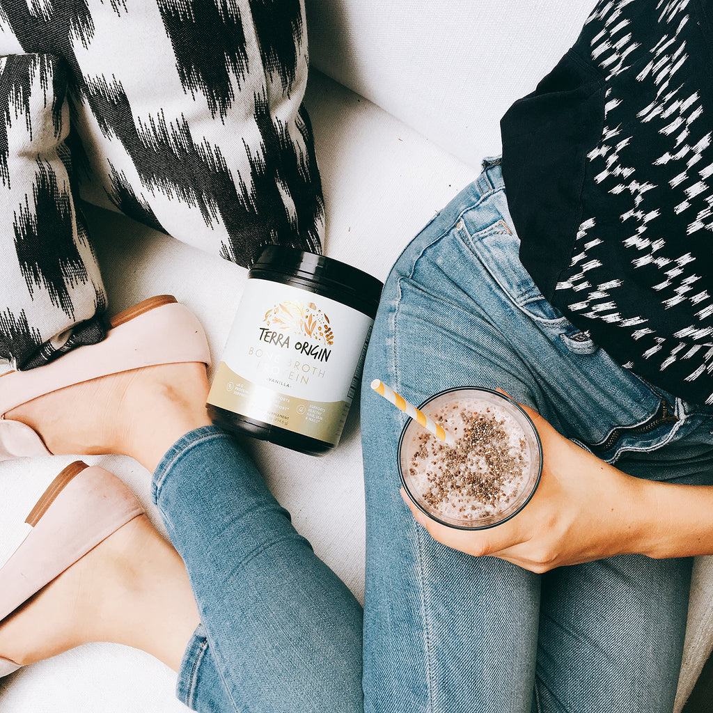 Terra Origin Collagen Protein Bone Broth Powder